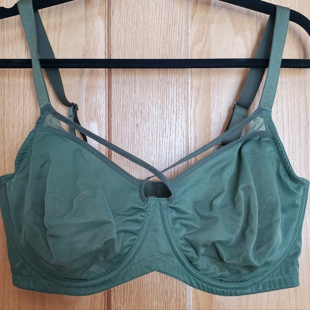 EUC HSIA Mesh Cage Bra 38DDD